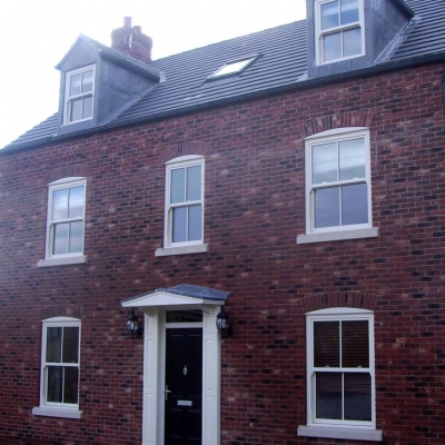 Sash-window-installation White sash windows