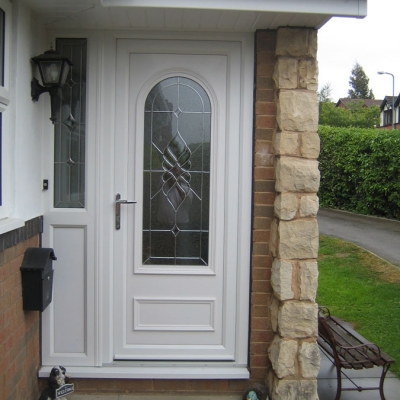 PVC entrance door