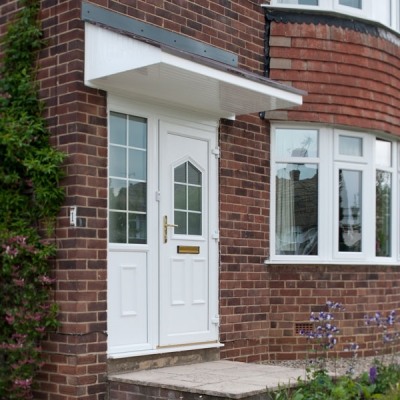 PVC entrance door